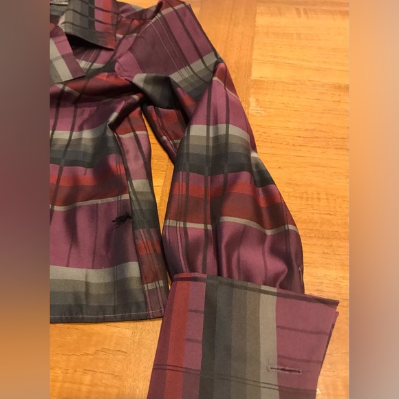 Brand: J Michaels Exquisite Plaid Wrap Style Top Size 12 🇨🇦 - Picture 12 of 16